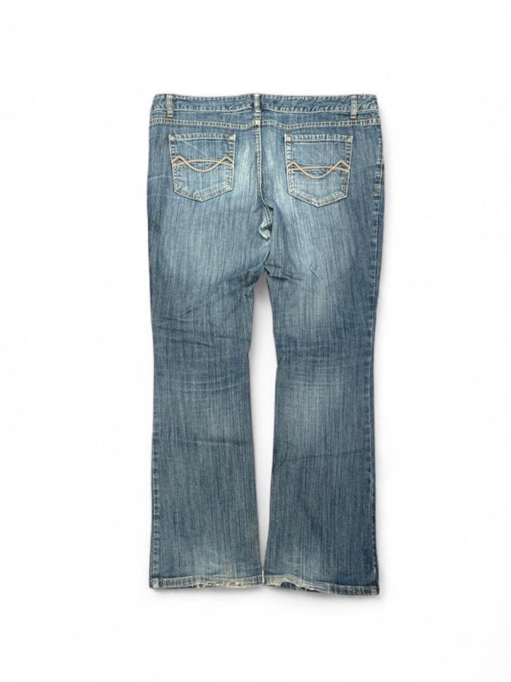 Y2K Mexx Embroidered Faded Mid Rise Bootcut Jeans
